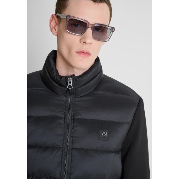 CAZADORA SLIM FIT COMBINADA 2