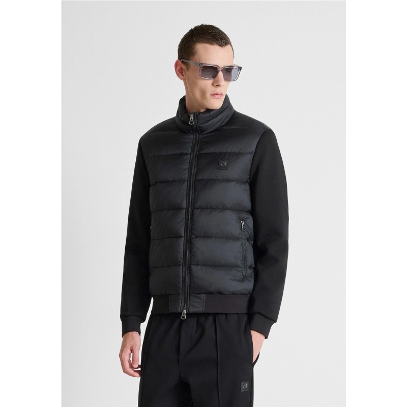 CAZADORA SLIM FIT COMBINADA