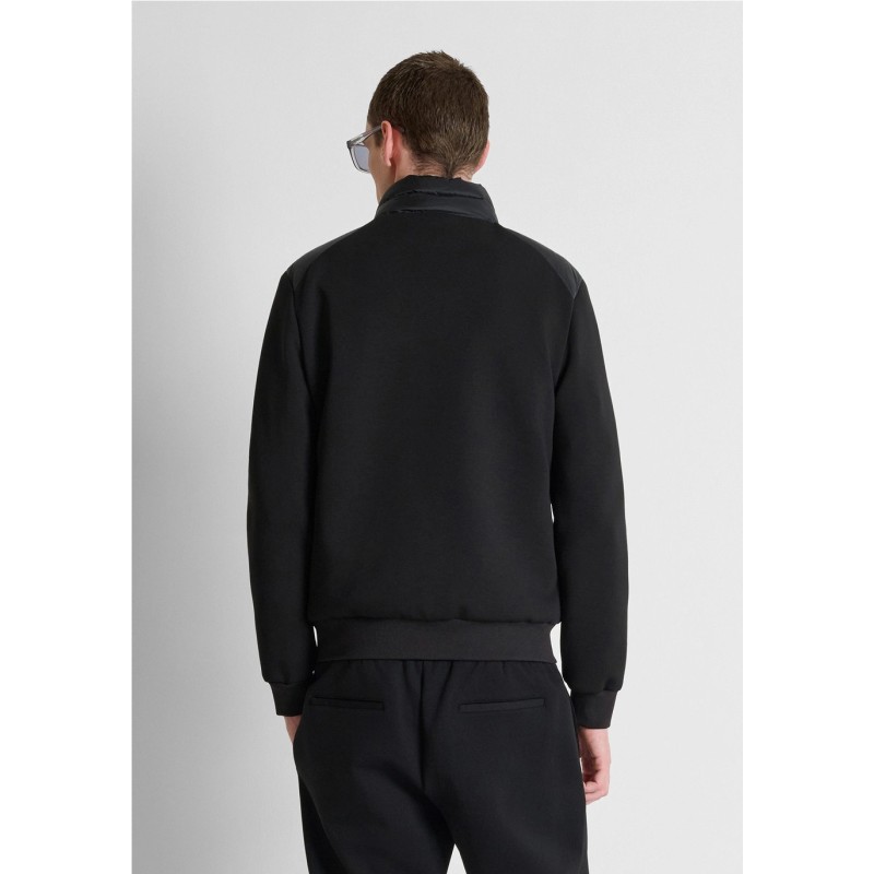 CAZADORA SLIM FIT COMBINADA