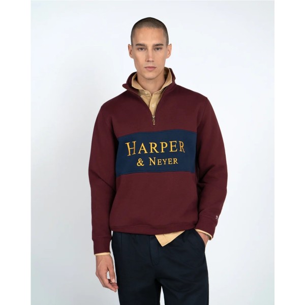 SUDADERA HALF ZIPPER MARILAND 2